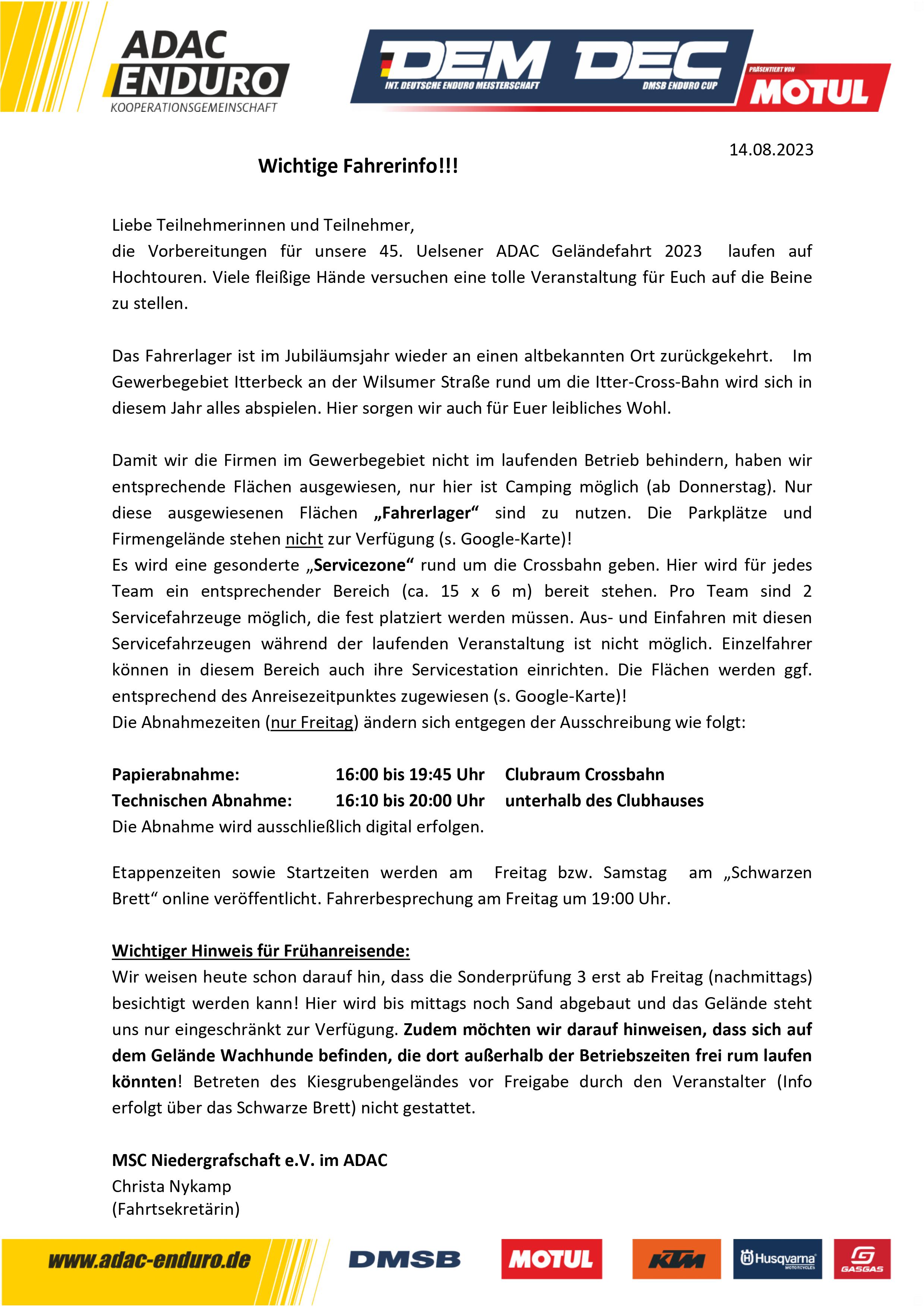 Wichtige Fahrerinfo 14 08 2023docx